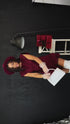MINI kleita "MIORICA" - BORDO